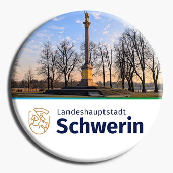 Siegessäule - Die Siegessäule erinnert an die deutschen Einigungskriege. Das Denkmal mit der vergoldeten Siegesgöttin zählt zu den markanten historischen Monumenten Schwerins.